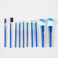 Wisdom 10PCS Blue Cosmetic Makeup Brush Set Wholesale